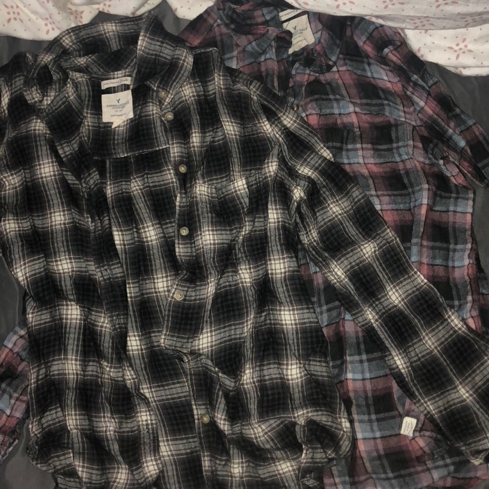 American Eagle flannel bundle